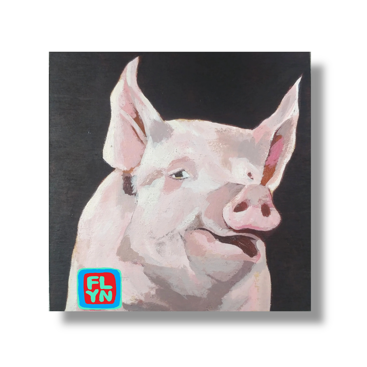 Piggie Sticker Stickers Flyn_Costello_Art