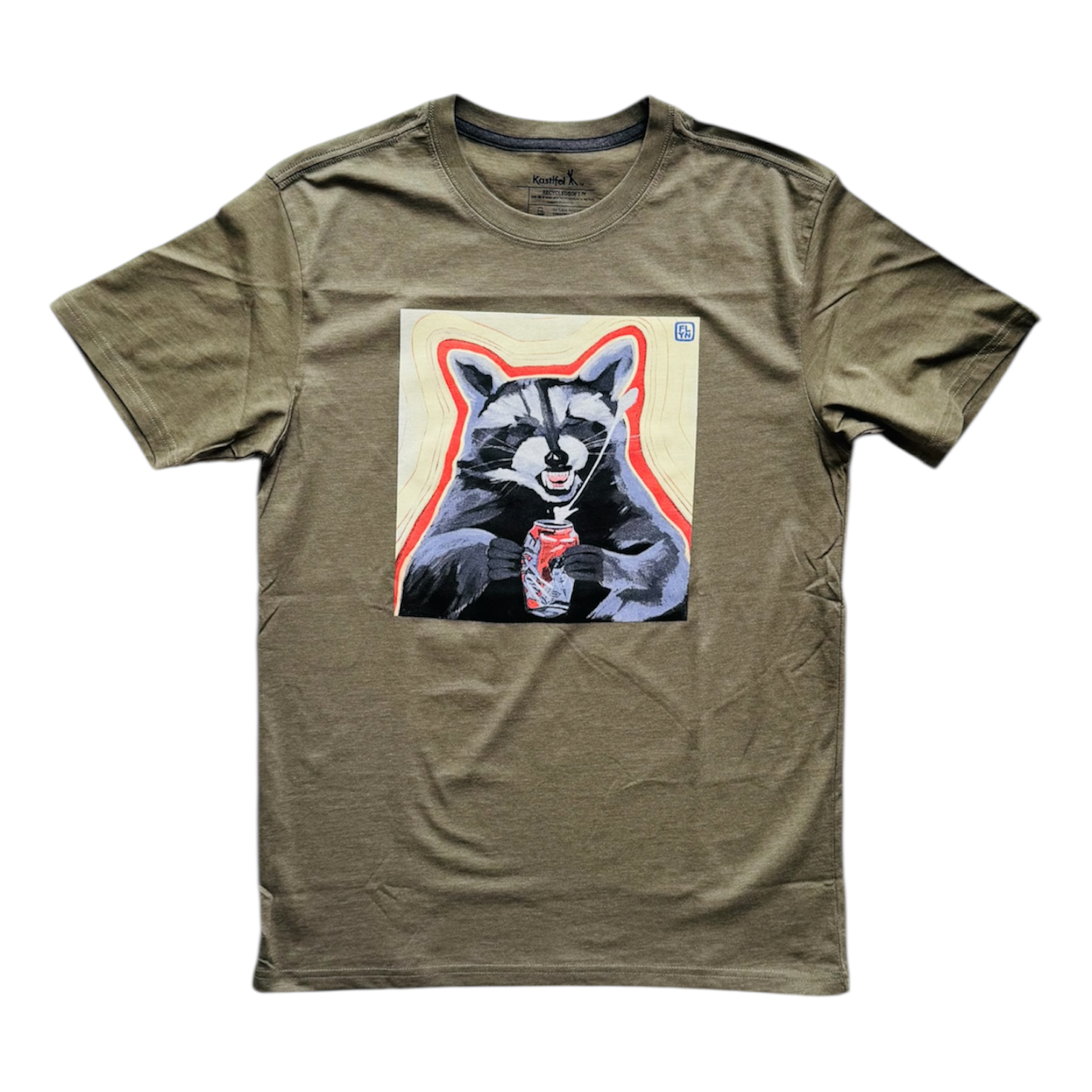 Camp Crasher T Shirt on Moss T-Shirts FlynHats