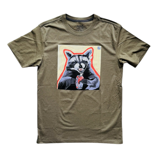 Camp Crasher T Shirt on Moss T-Shirts FlynHats