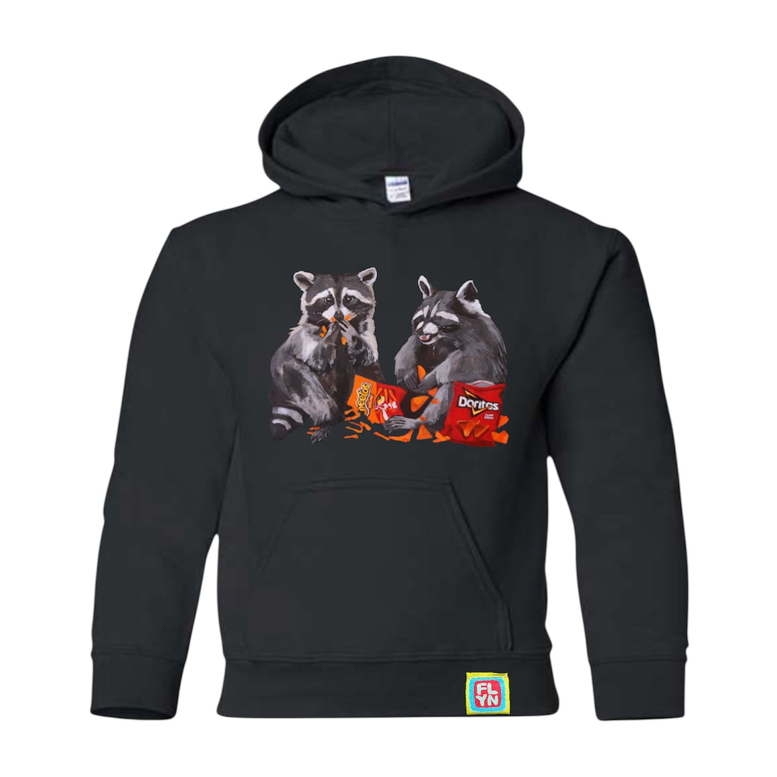 Junkfood Bandits Black Youth Hoodie FlynHats