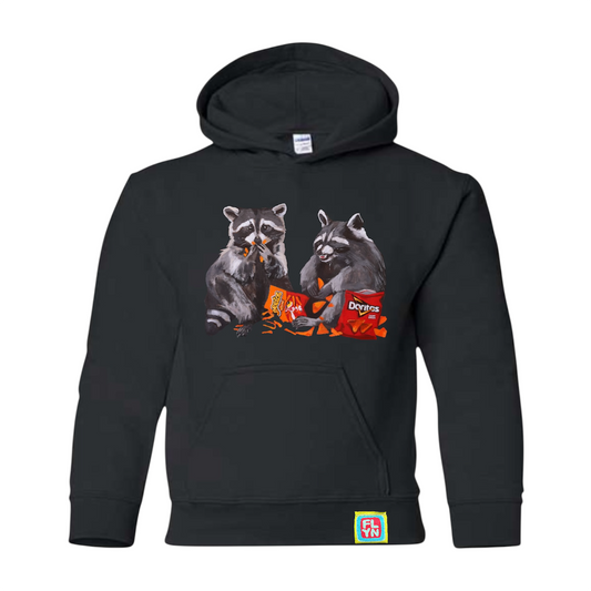 Junkfood Bandits Black Youth Hoodie FlynHats