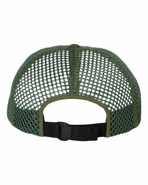 Olive Wideset Mesh Cap
