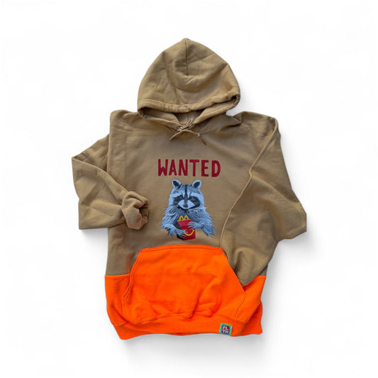 ONE OFF 2 Tone Hoodies Size XL SUPER LIMITED FlynHats CAMEL/ORANGE