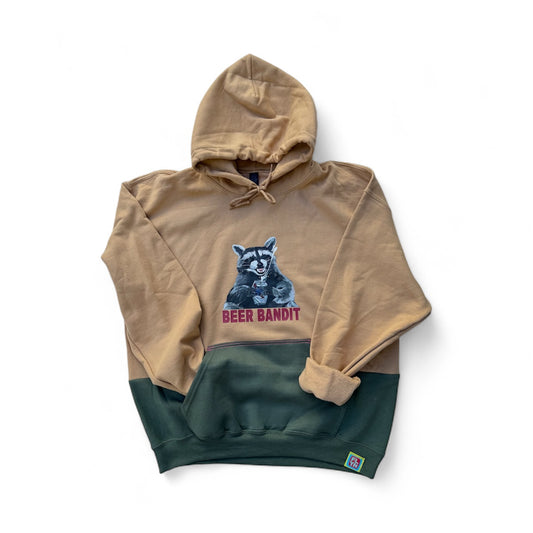ONE OFF 2 Tone Hoodies Size Large SUPER LIMITED FlynHats L CAMEL/OLIVE