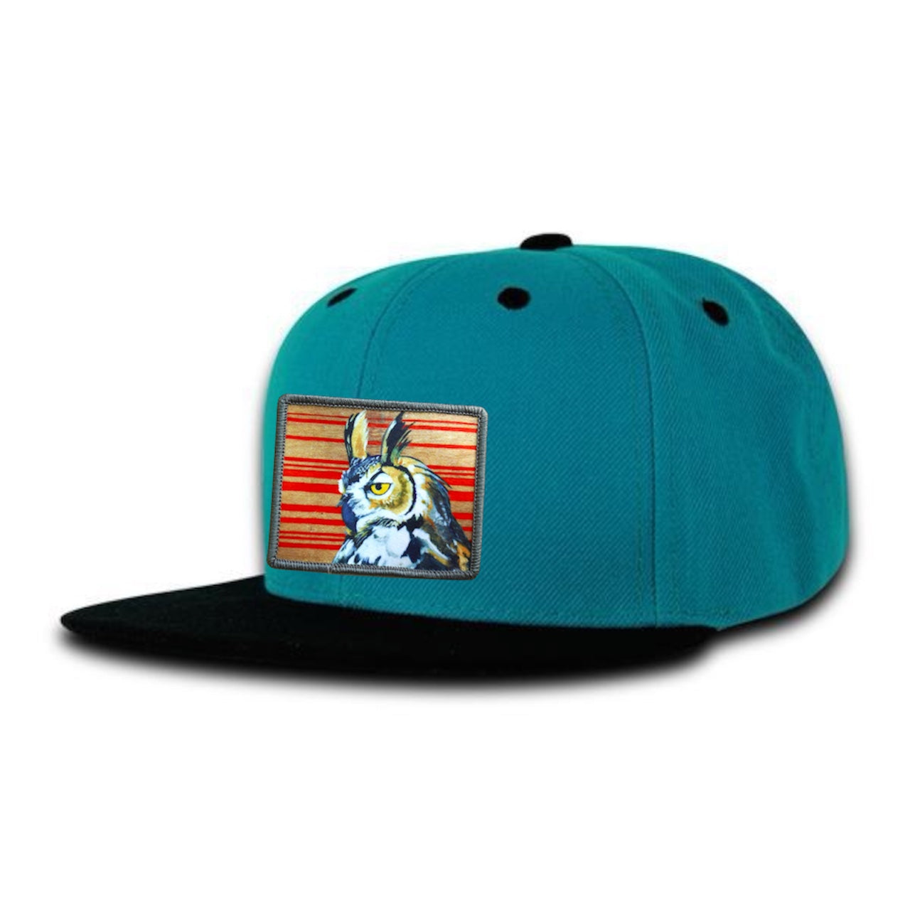 Kids Teal/Black Trucker Hats FlynHats