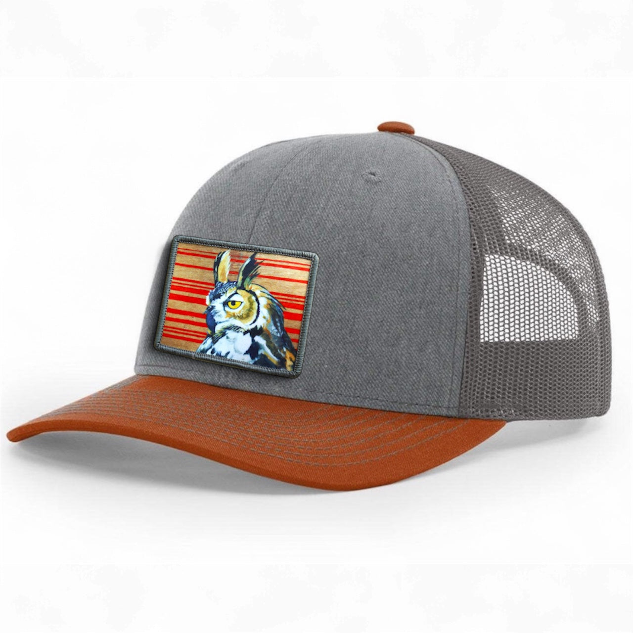 Grey/Terracotta Trucker Hats Flyn Costello