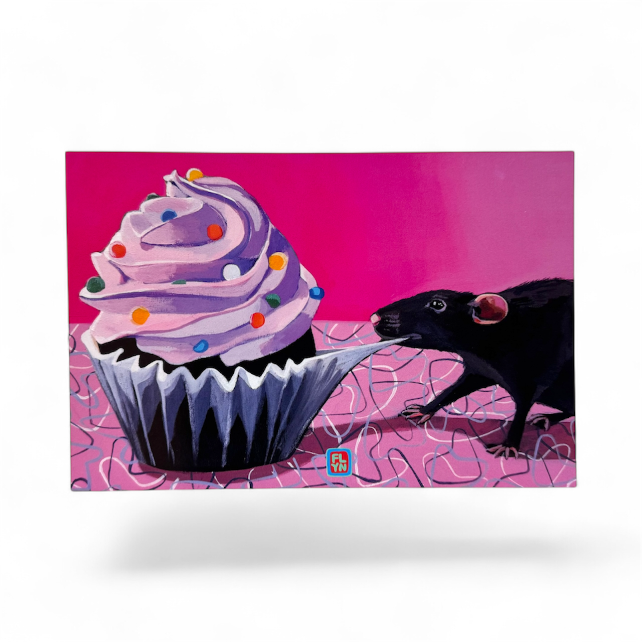Rats got my cake 6"x9" Print Prints Flyn_Costello_Art