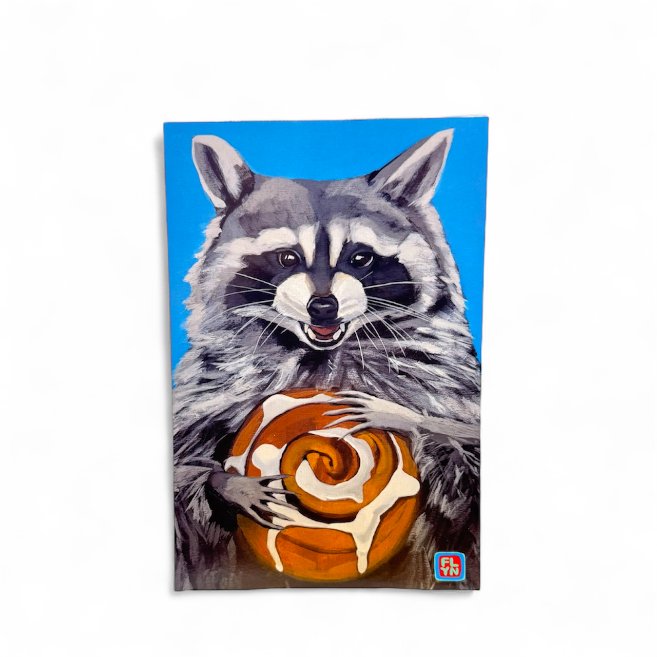 Cinnabun Bandit 6"x9" Print Prints Flyn_Costello_Art