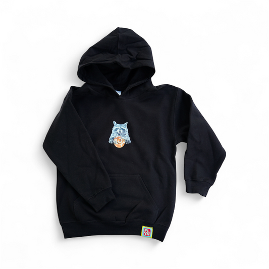 Cinnabun Bandit Black Youth Sweatshirt Hoodie FlynHats