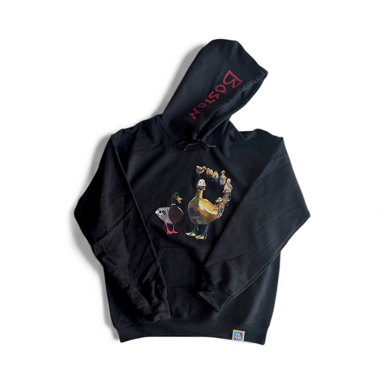 Make Way Boston Adult Black Sweatshirt Hoodie FlynHats