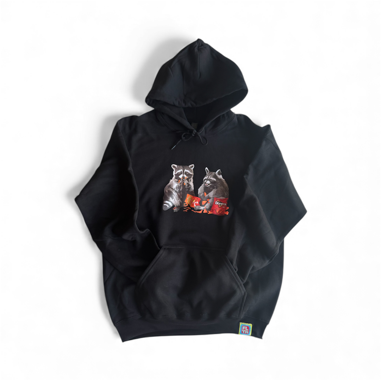Junkfood Bandits Adult Black Sweatshirt Hoodie FlynHats