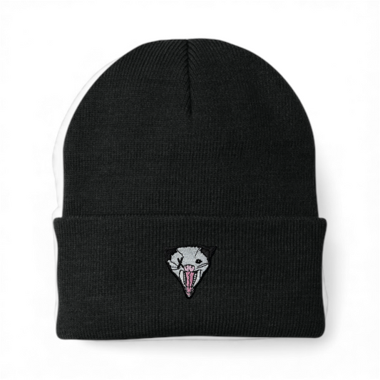 NOT DEAD YET Beanie Hats FlynHats Black