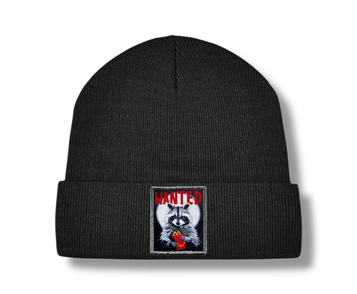 Black Youth 100% organic cotton Beanie Choose your patch FLYNhats