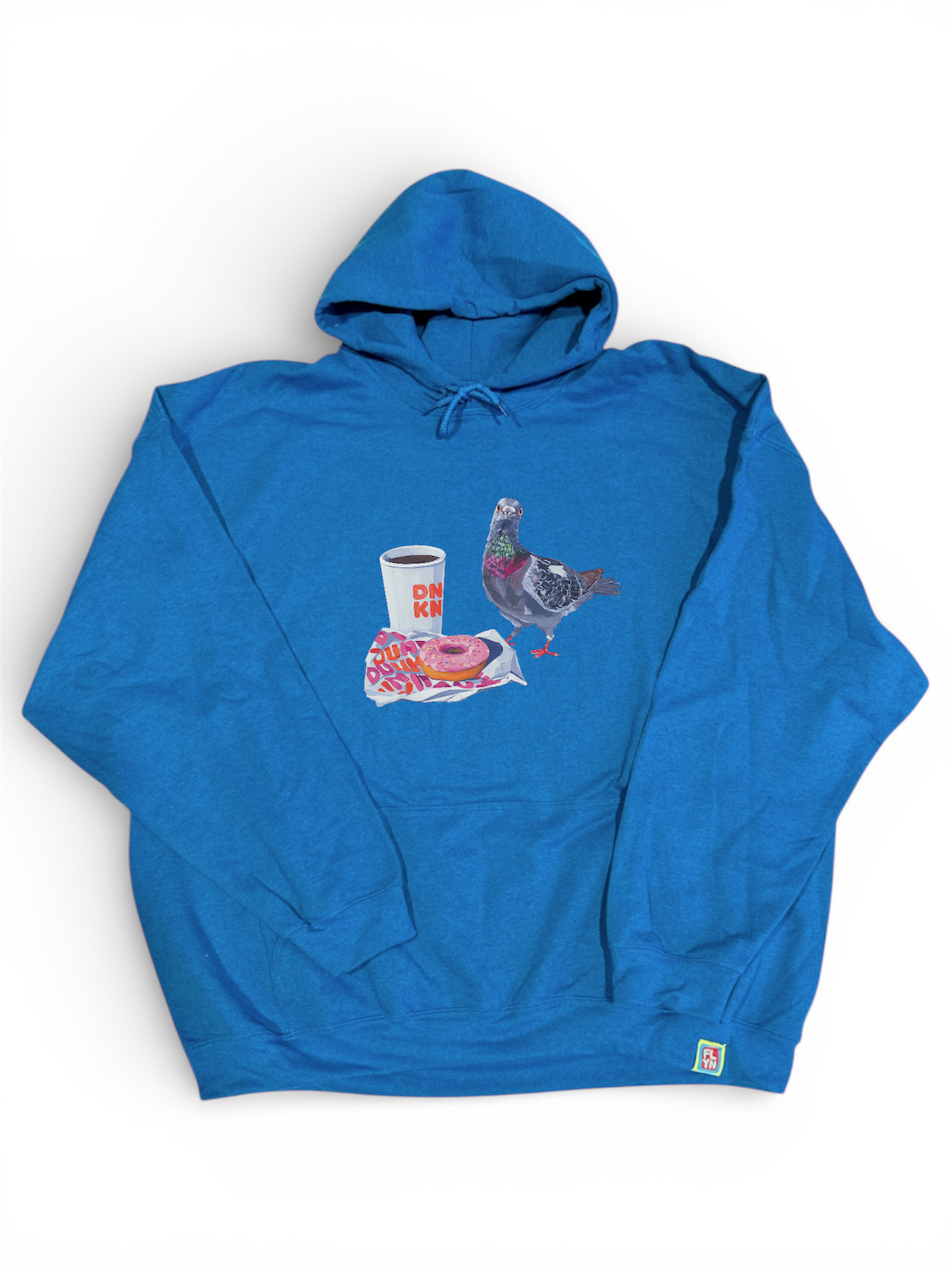 Pigeons run on Donuts 3XL Hoodie Choose your Color