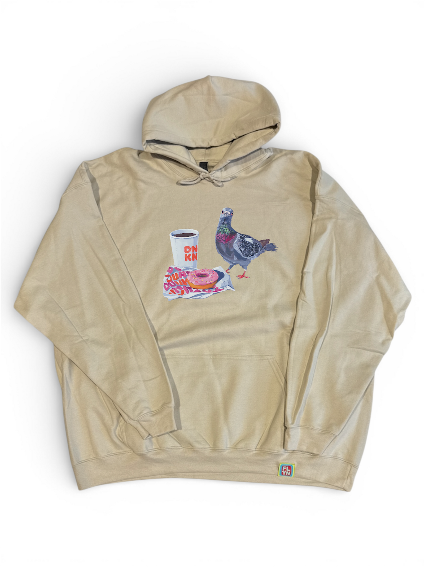 Pigeons run on Donuts 3XL Hoodie Choose your Color