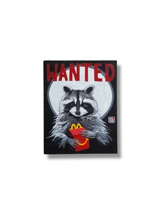 Wanted raccoon Magnet