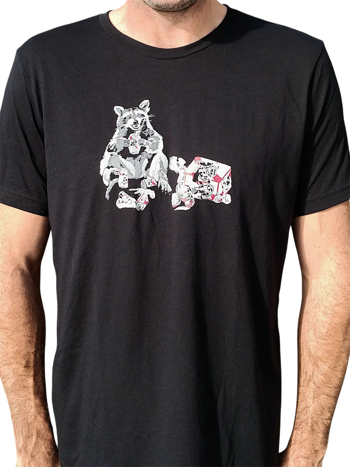 Beer Bandit Raccoon T-Shirt T-Shirts Flyn Costello