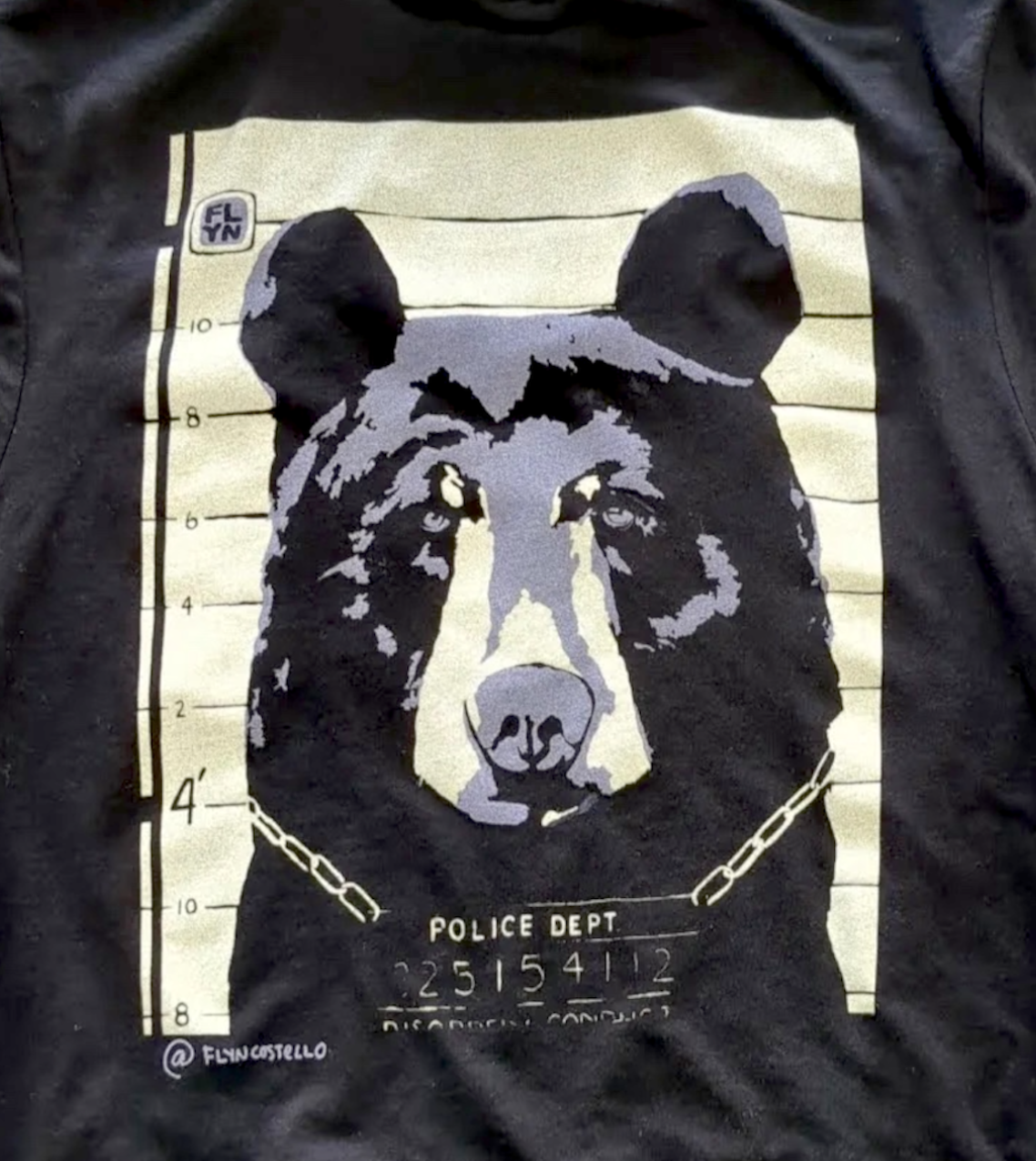 The Usual Suspects Bear t-shirt T-Shirts Flyn Costello