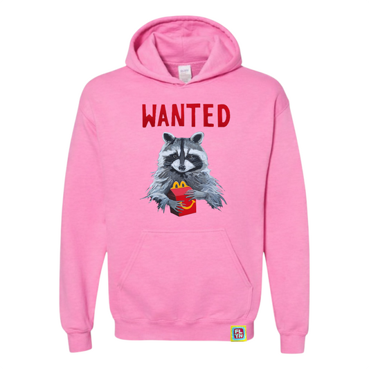 Wanted Adult Pink Sweatshirt Hoodie FlynHats