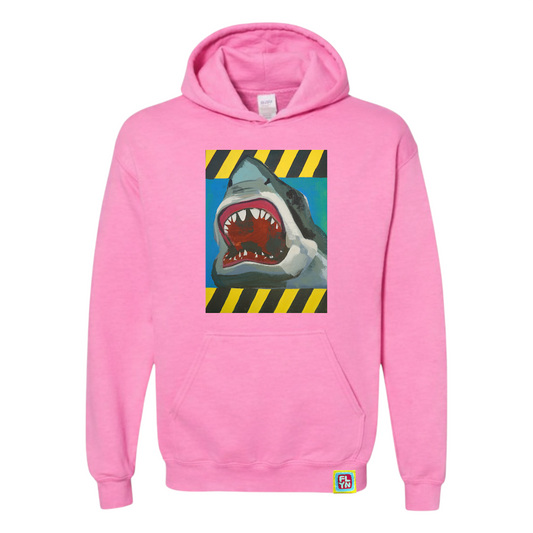They're Here Adult Pink Sweatshirt Hoodie FlynHats