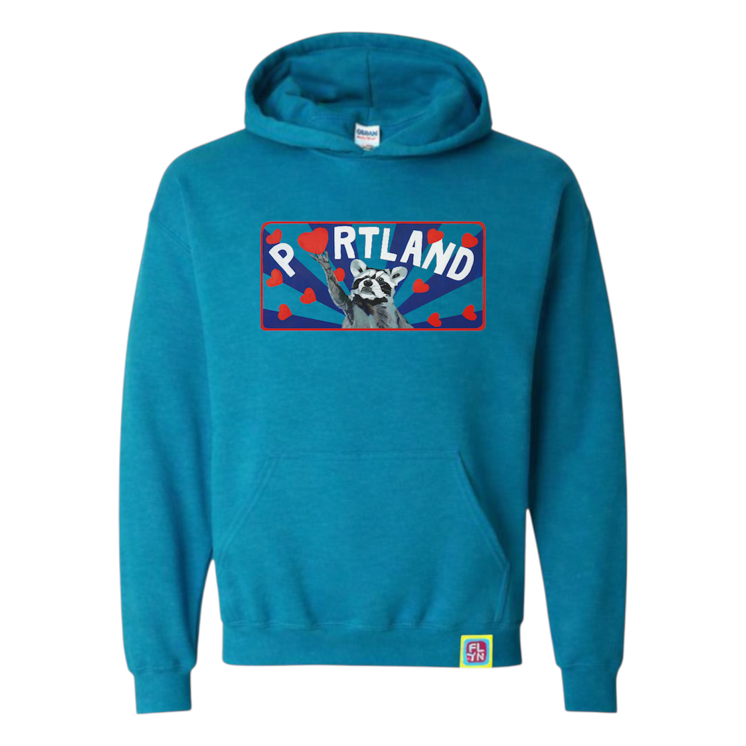 PORTLAND Blue Hoodie FlynHats