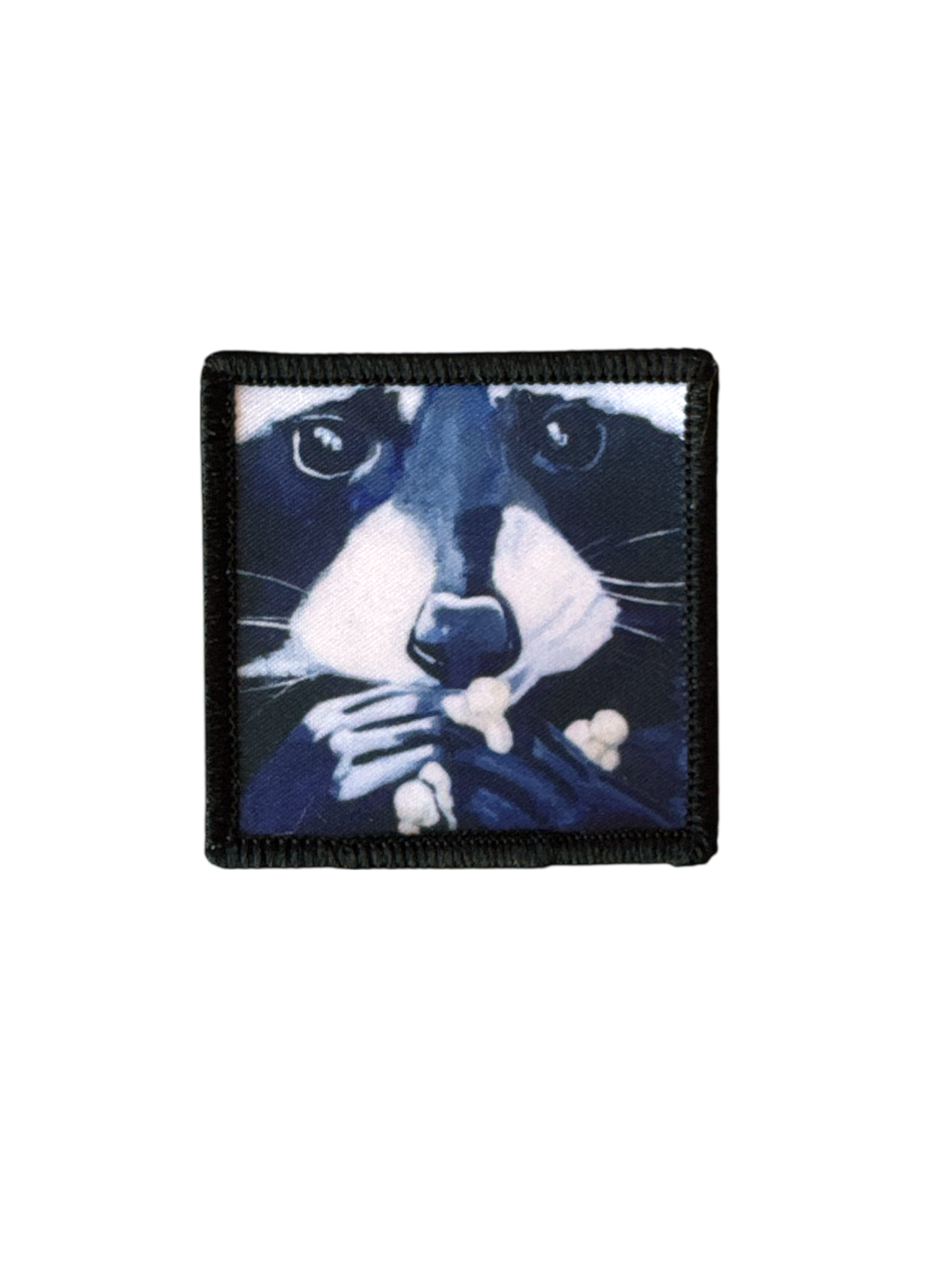 Blue Merino Wool Beanie Choose your patch