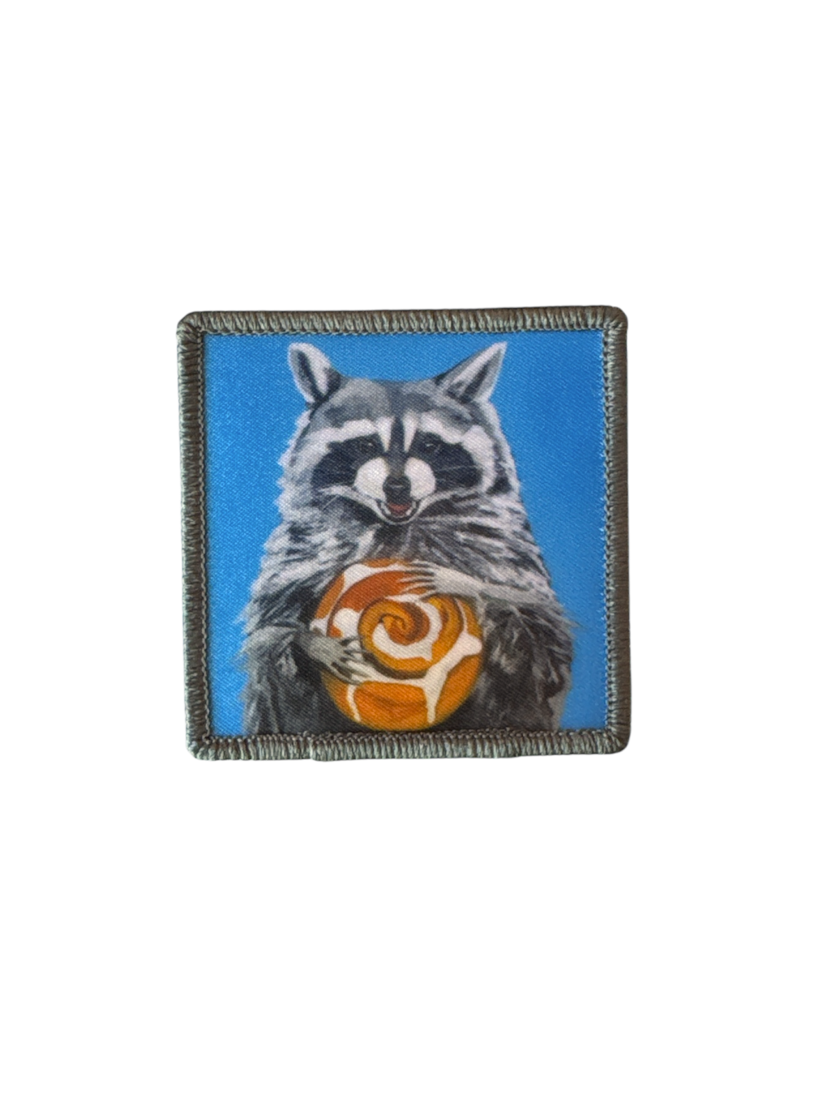 Cinnabun Bandit Raccoon Merino Wool Beanie - Black