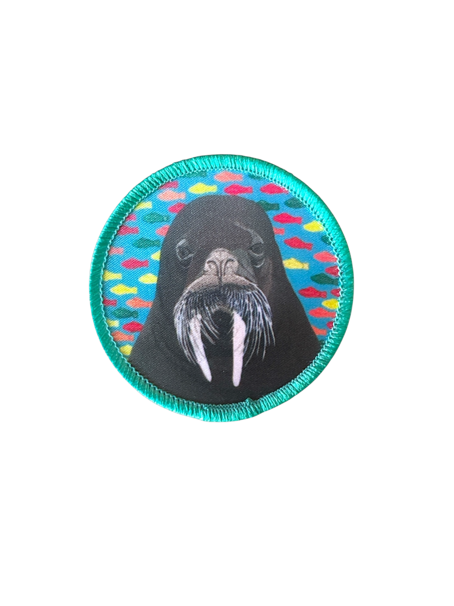 Blue Merino Wool Beanie Choose your patch