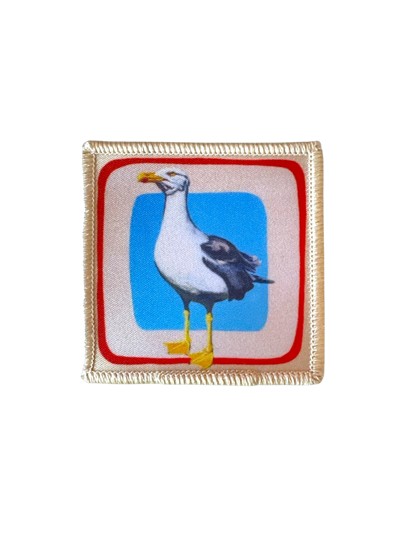 Blue Merino Wool Beanie Choose your patch