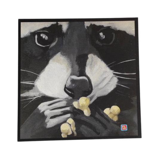 Raccoon Pop Mini Print / Card postcards Flyn_Costello_Maine