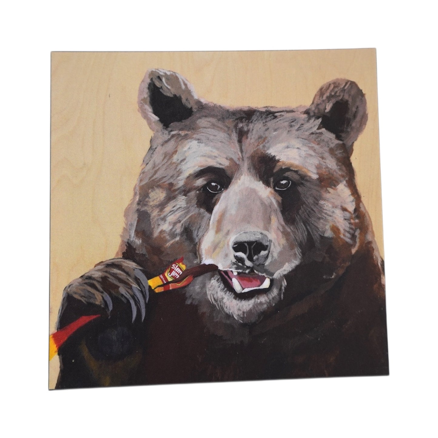 Slim Jimmy close up Mini Print / Card postcards Flyn Costello