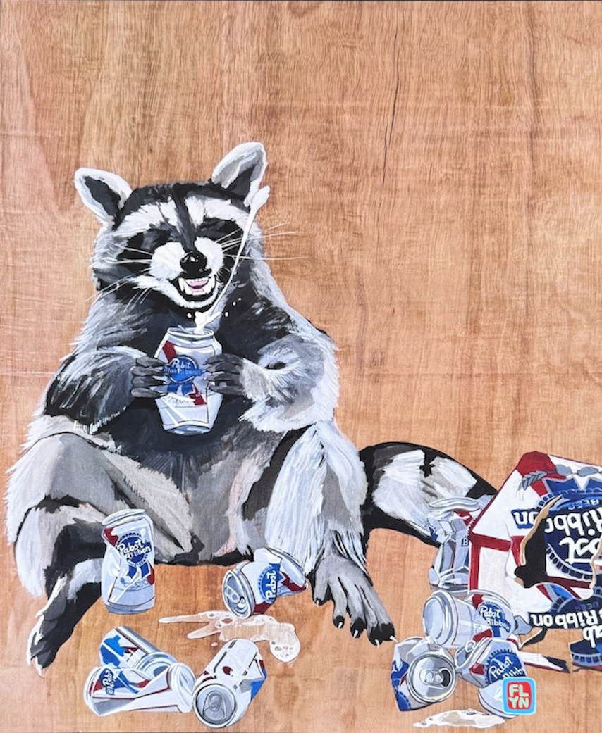 Beer Bandit Print 12x18 Prints Flyn_Costello_Art