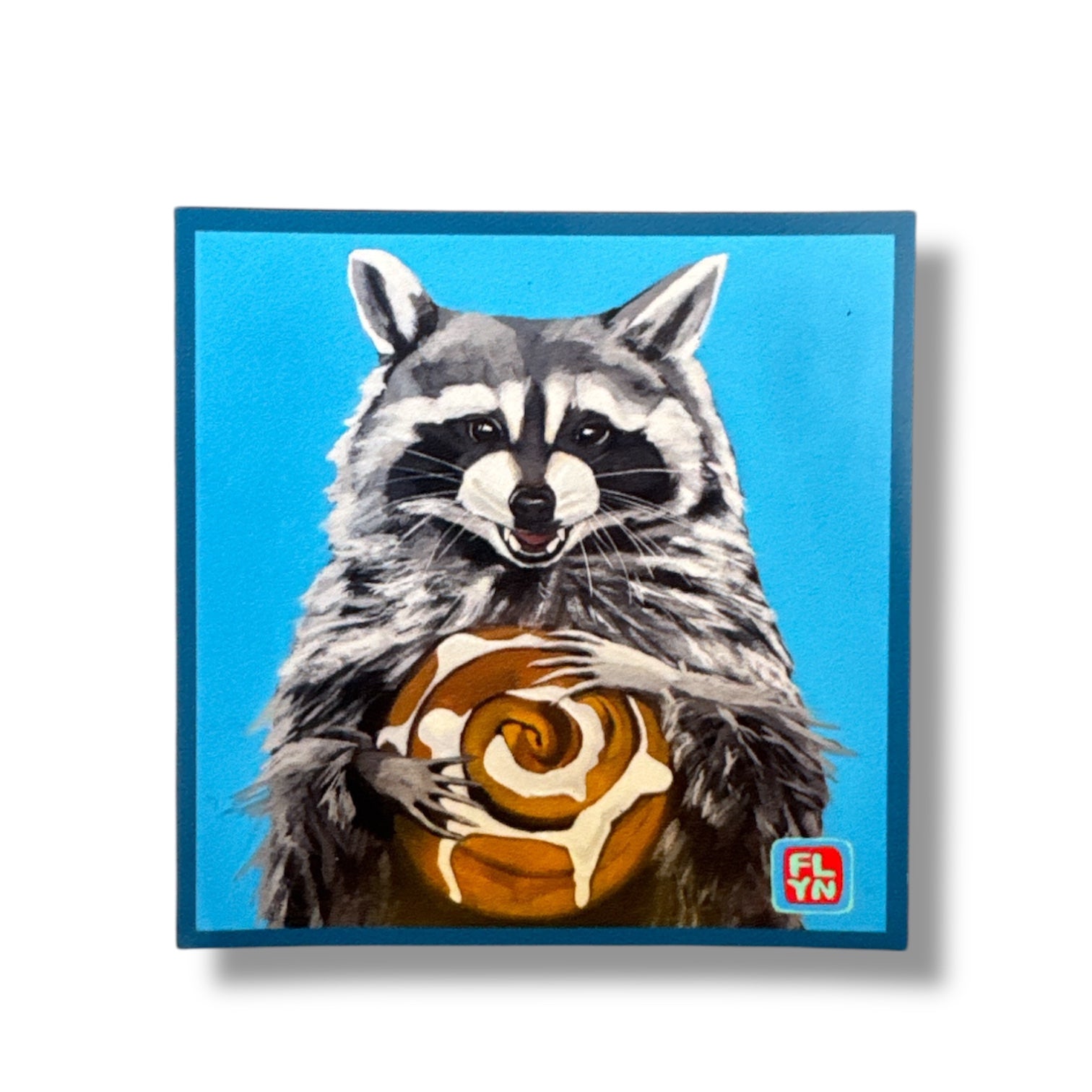 Cinnabun Bandit Raccoon Magnet FlynHats