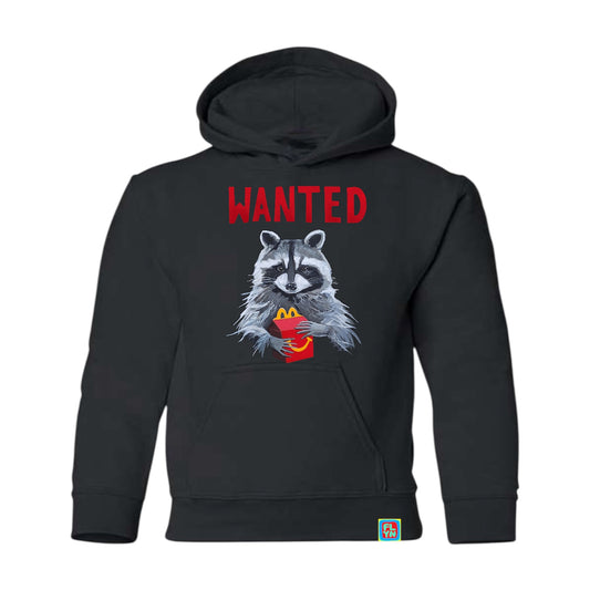 WANTED Black Youth Hoodie FlynHats