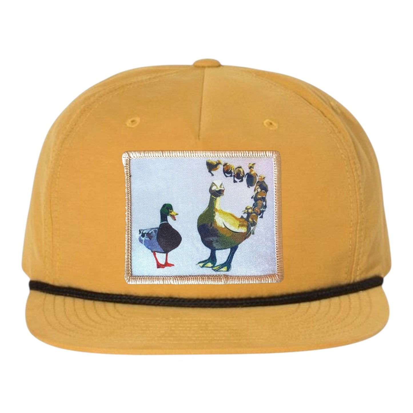 Make Way Rope Cap Hats FlynHats Biscuit/Black