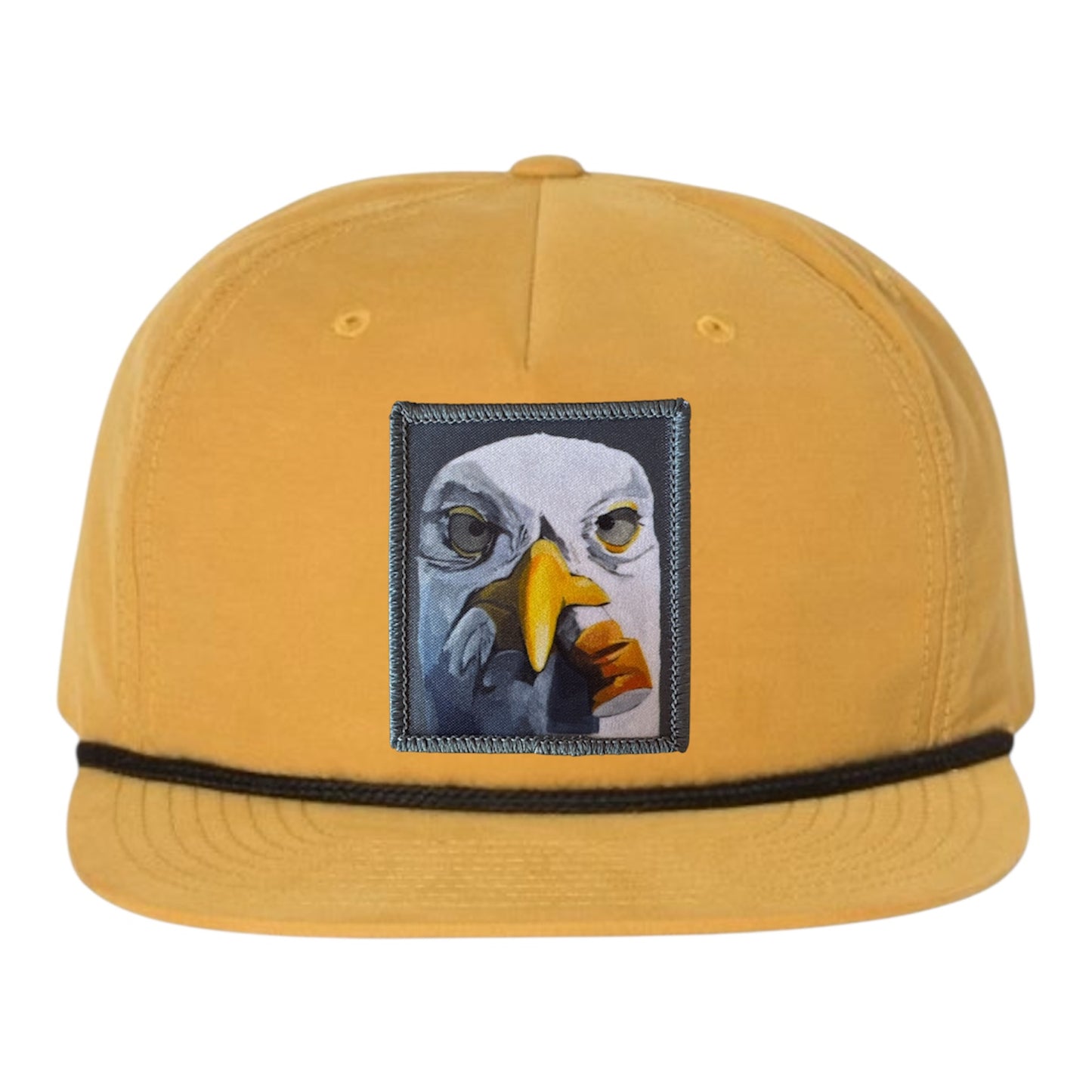 Biscuit/Black Rope Cap Hats FlynHats Seagull With Cig