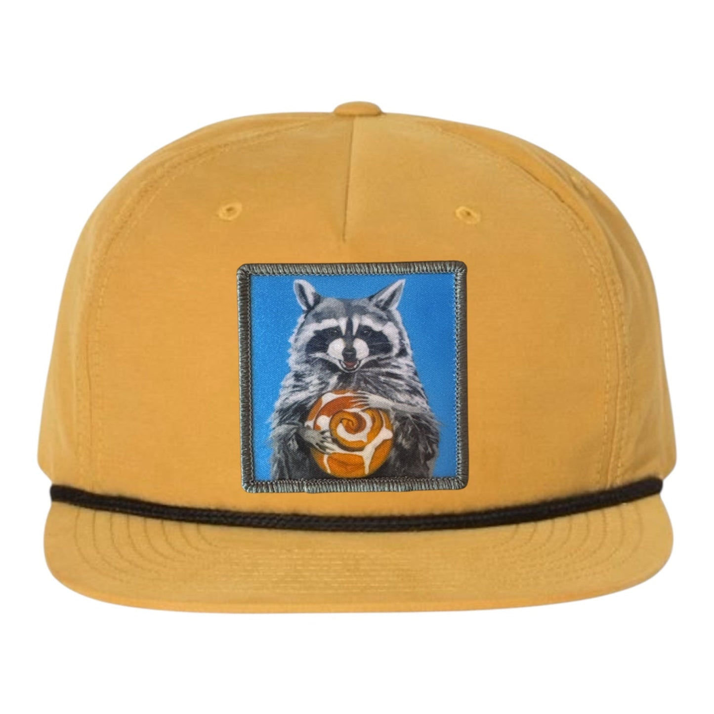 Cinnabun Bandit Rope Cap Hats FlynHats Biscuit/Black