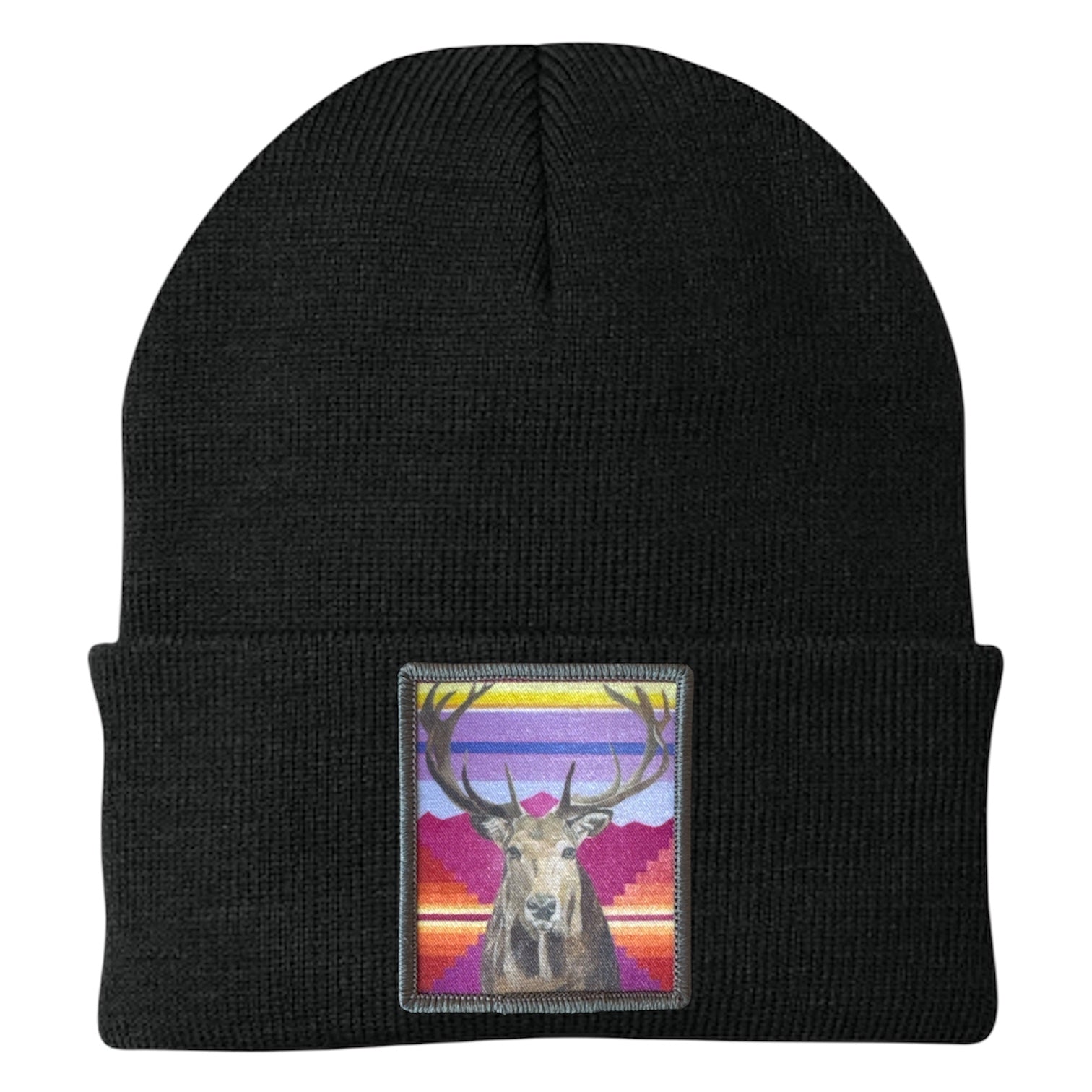Elk Beanie Hats Flyn Costello Black