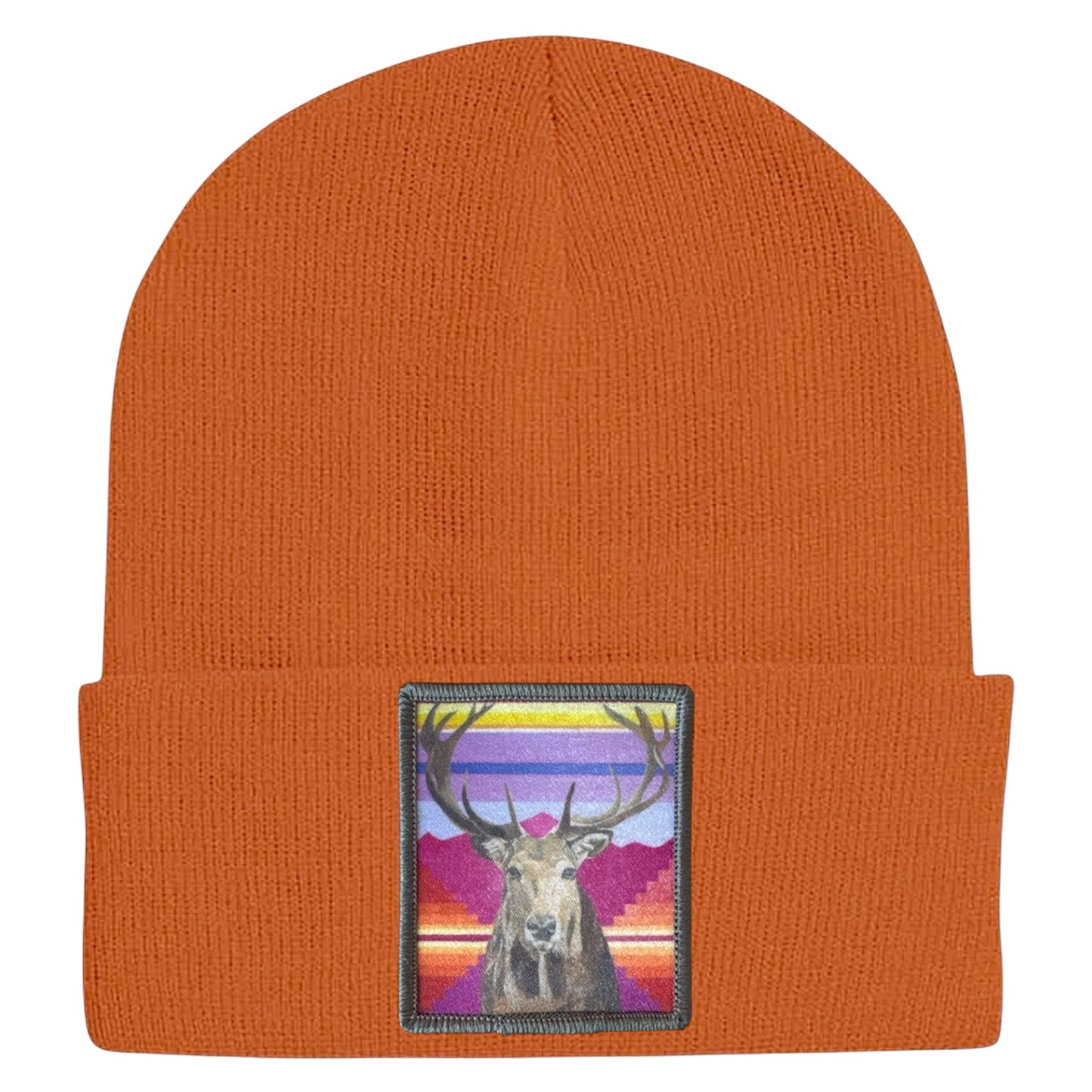 Elk Beanie Hats Flyn Costello Burnt Orange