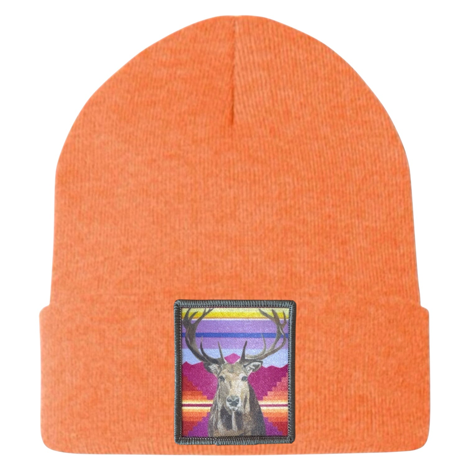 Elk Beanie Hats Flyn Costello Heather Orange
