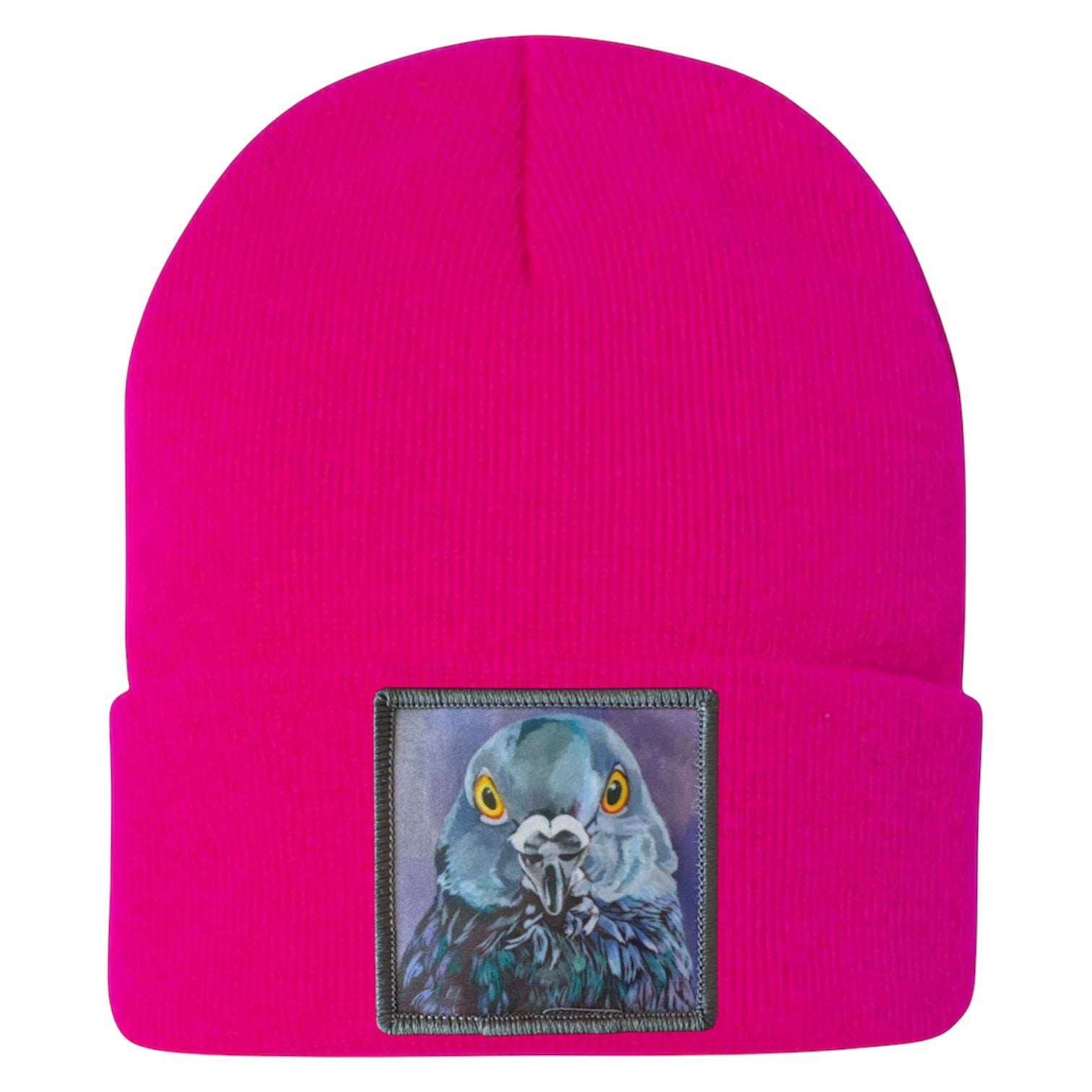 City Bird Beanie Hats FlynHats Neon Fuchsia