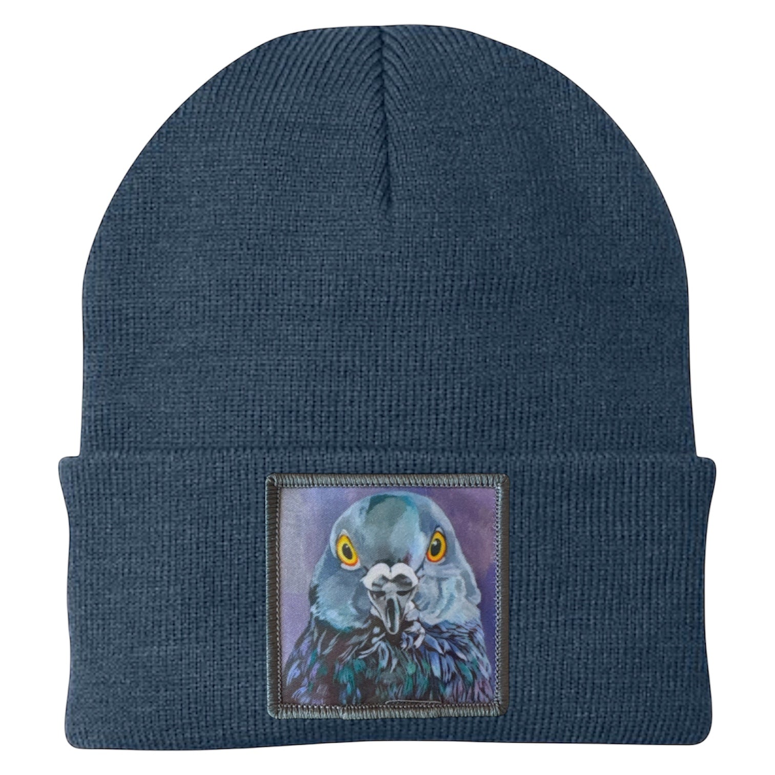 City Bird Beanie Hats FlynHats Dusty Blue