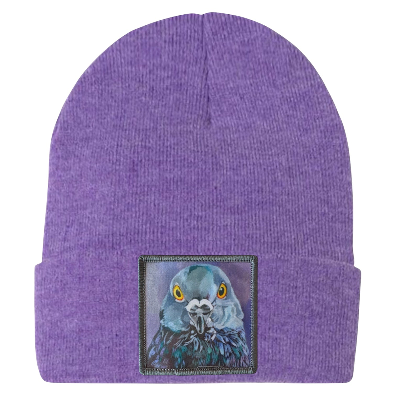 City Bird Beanie Hats FlynHats Heather Purple