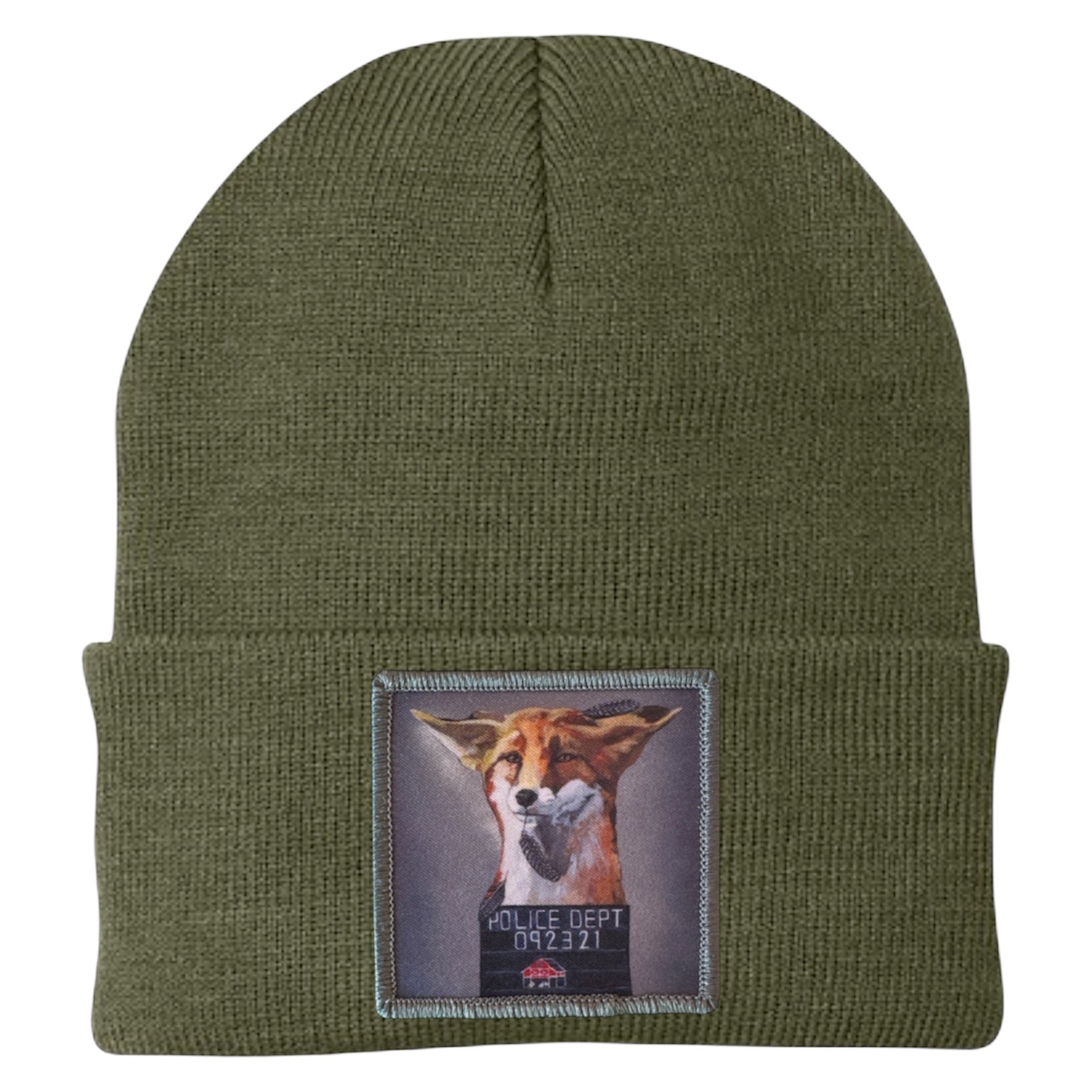The Usual Suspects:Fox Beanie Hats Flyn Costello Olive