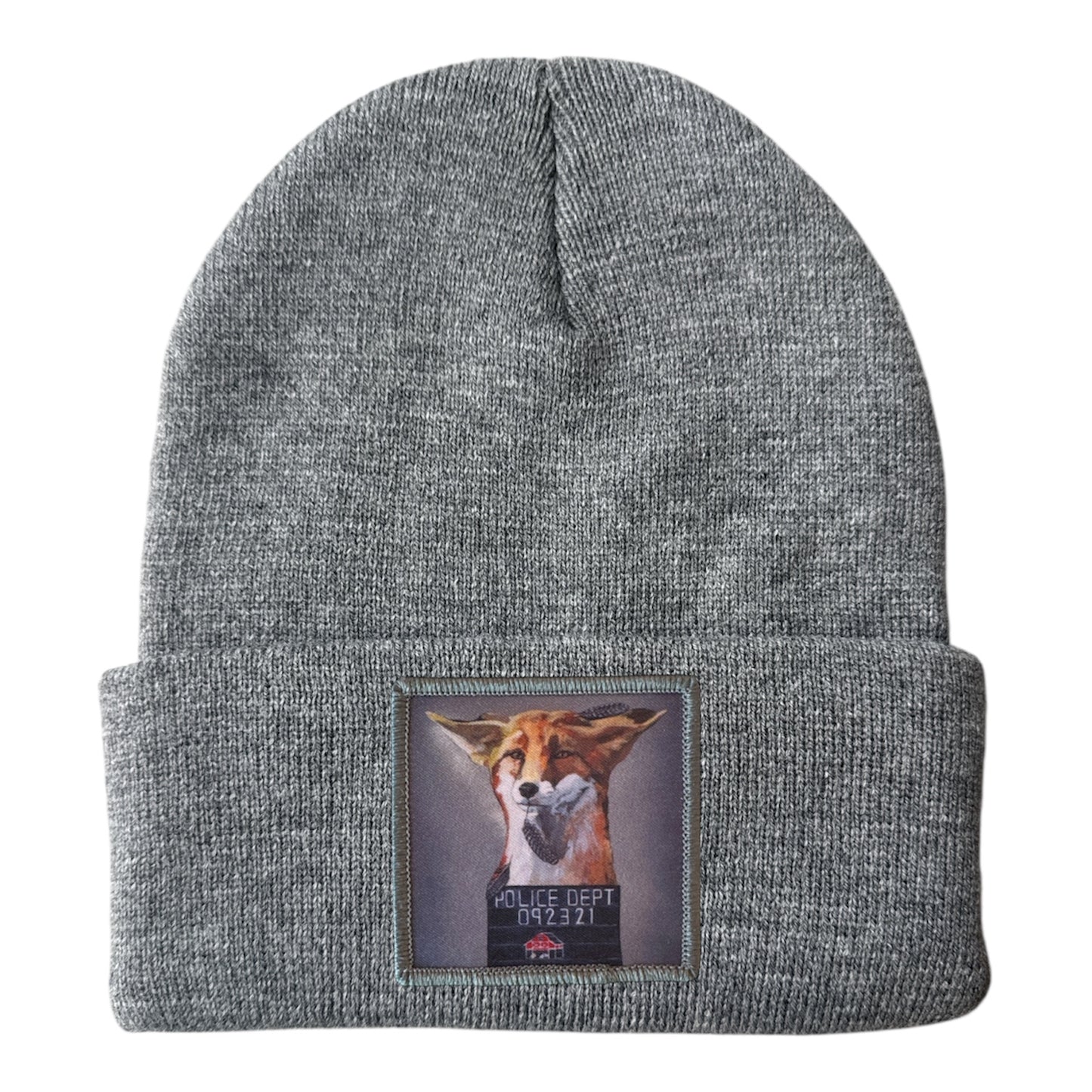 The Usual Suspects:Fox Beanie Hats Flyn Costello Grey