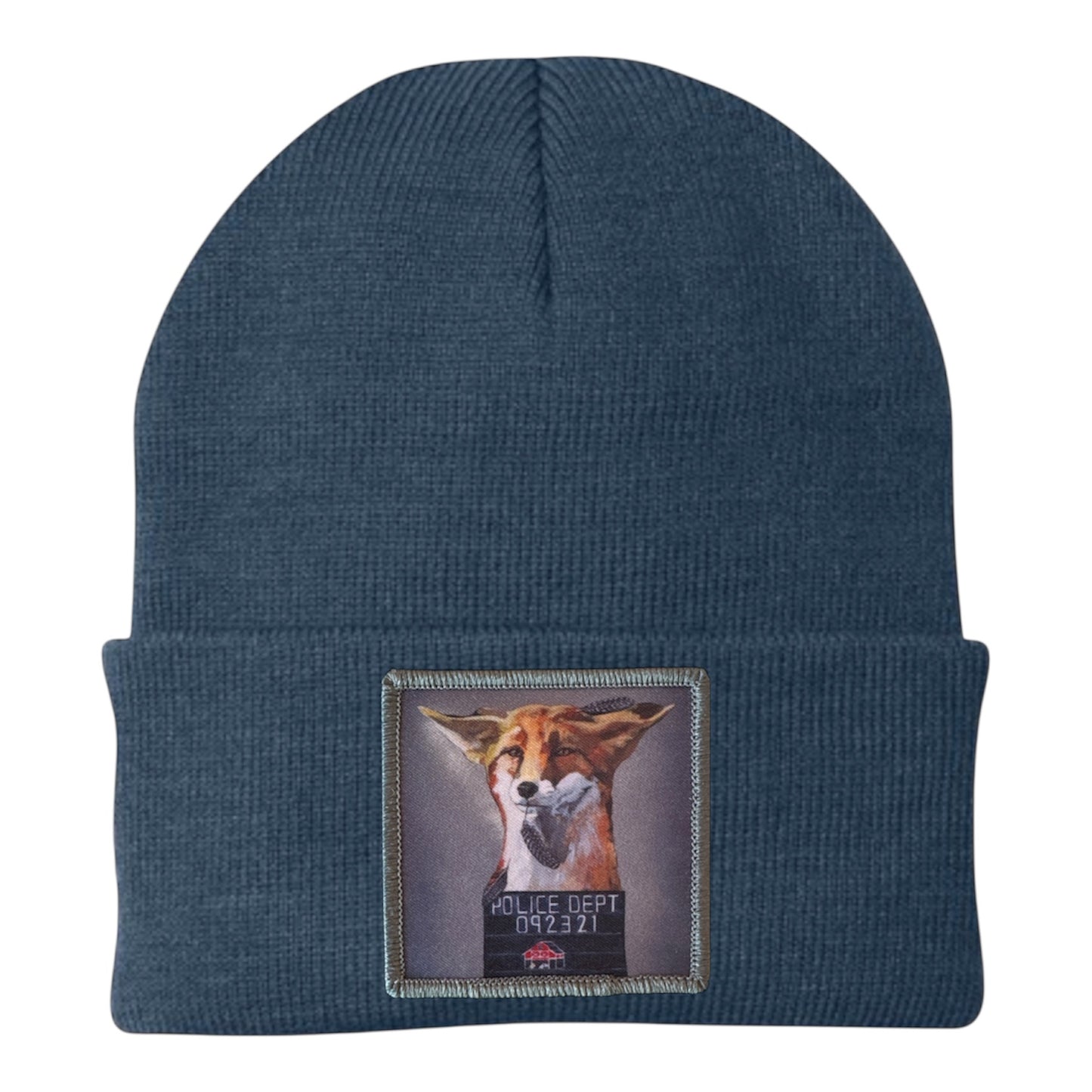 The Usual Suspects:Fox Beanie Hats Flyn Costello Dusty Blue