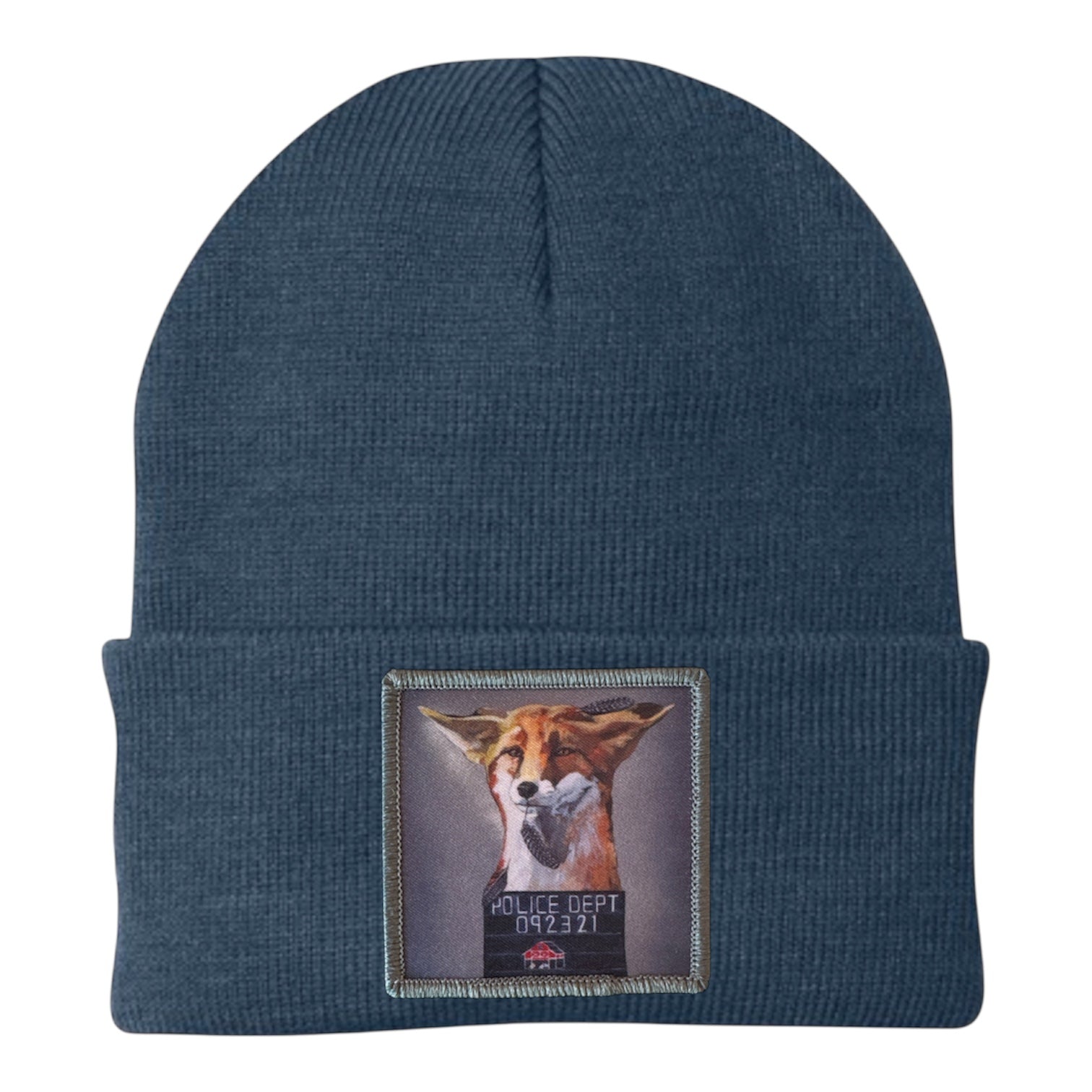 The Usual Suspects:Fox Beanie Hats Flyn Costello Dusty Blue