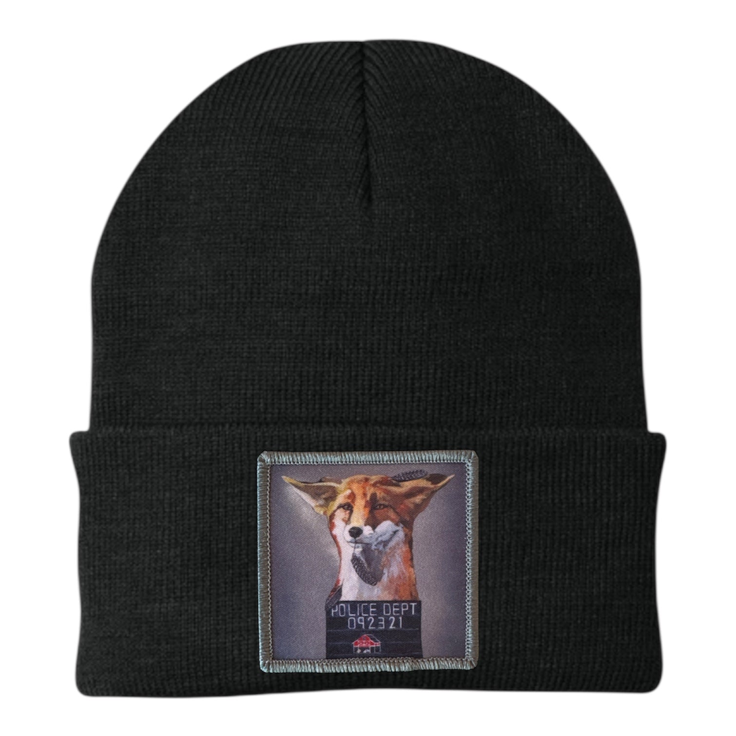 The Usual Suspects:Fox Beanie Hats Flyn Costello Black