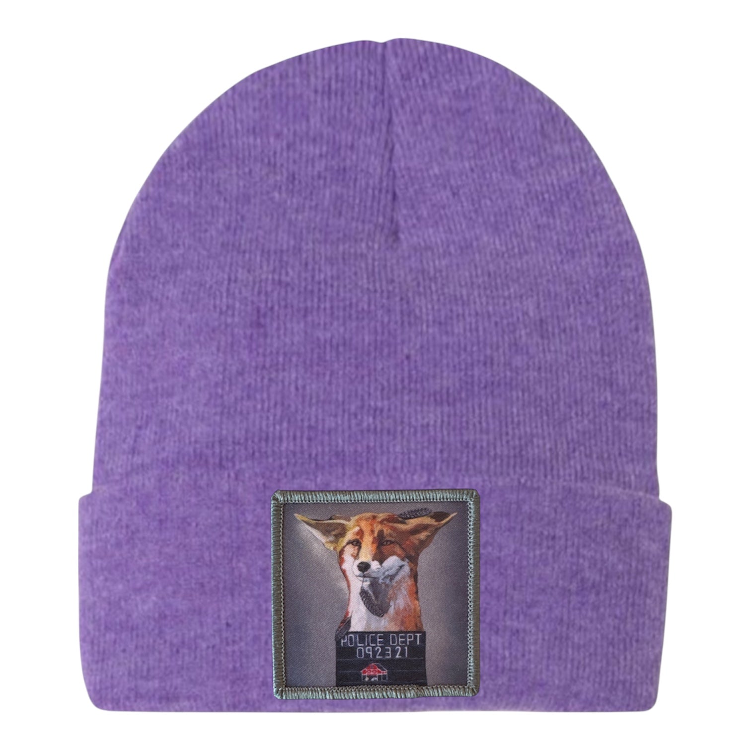 The Usual Suspects:Fox Beanie Hats Flyn Costello Heather Purple