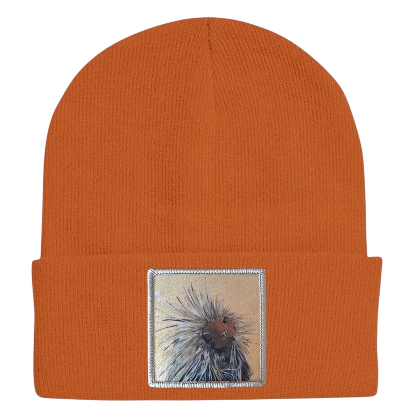 I don't mean to Burst your Bubble! Porcupine Beanie Hats Flyn Costello Burnt Orange